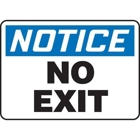 Accuform Notice Sign, MADM836VS MADM836VS